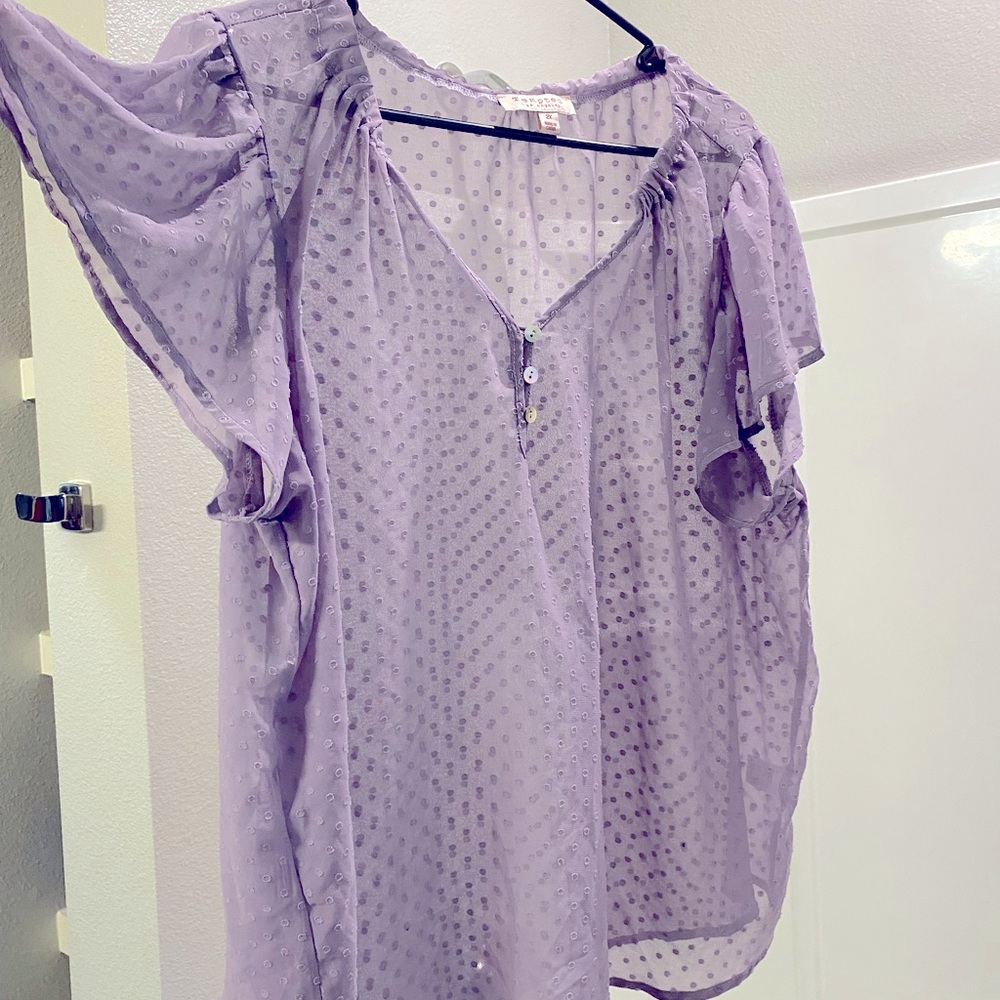 Lavender Blouse XL